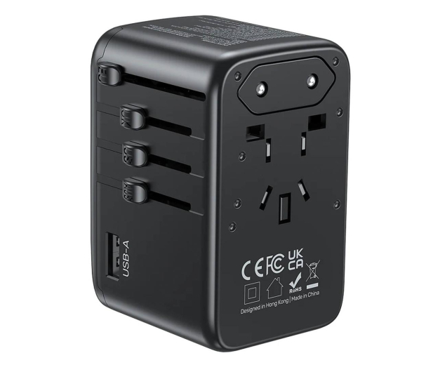 UNITEK Ładowarka podróżna EU/US/UK/AUS PD 100W P1123ABK01 - 1272534 - zdjęcie 4